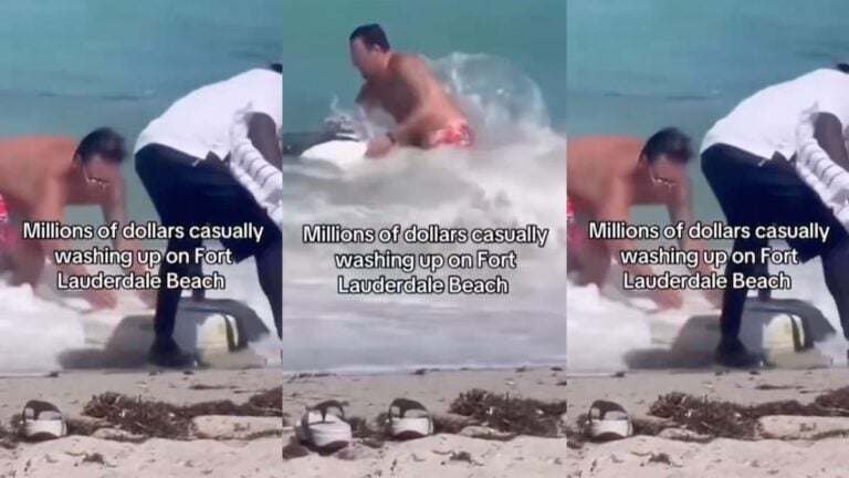 Florida Man Finds Millions in the Ocean and Somehow Makes the Responsible Choice: ‘That’s a Lot of Cash, Would Take My Chances’
