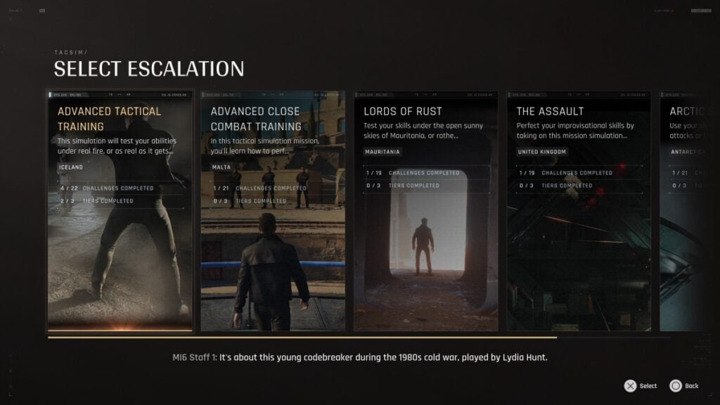 TacSim Missions