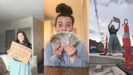 Outrage After 5th Grade Missouri Teacher Goes Panhandling During Summer Break: ‘Change Your Profession and Get a Life’ Missouri Teacher Goes Panhandling