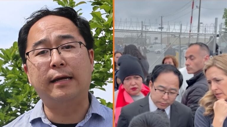 Internet Erupts After Sen. Andy Kim Claims He Was Injured During New Jersey Anti-ICE Protest '​You are the enemy of the citizens of New Jersey'