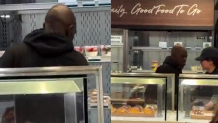 New York Man Caught on Camera Stealing Entire Display Case from Bakery: ‘That’s Not a Civilized Man’ A picture of the New York man.