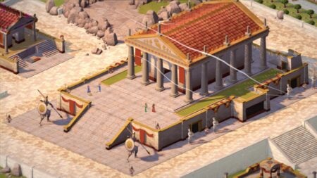Theos: Cities of Myth Hands-On Preview – Building a City, One Tile at a Time Theos: Cities of Myth Sanctuary Building