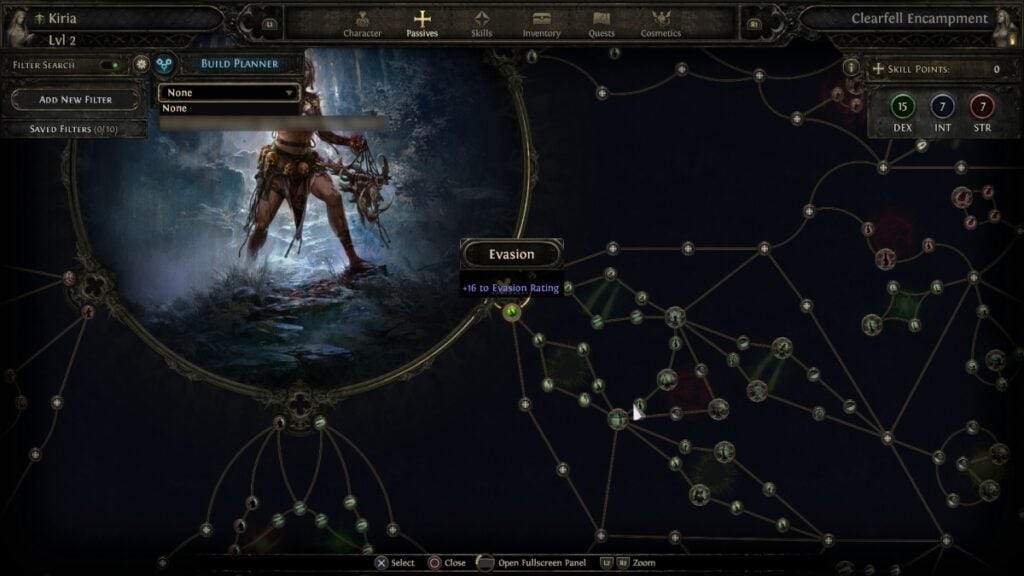 Path of Exile 2 In-game Build Planner