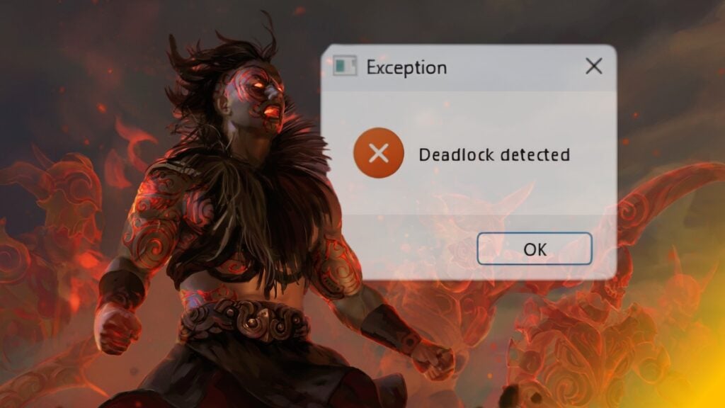 How to fix deadlock detected error in Path of Exile 2
