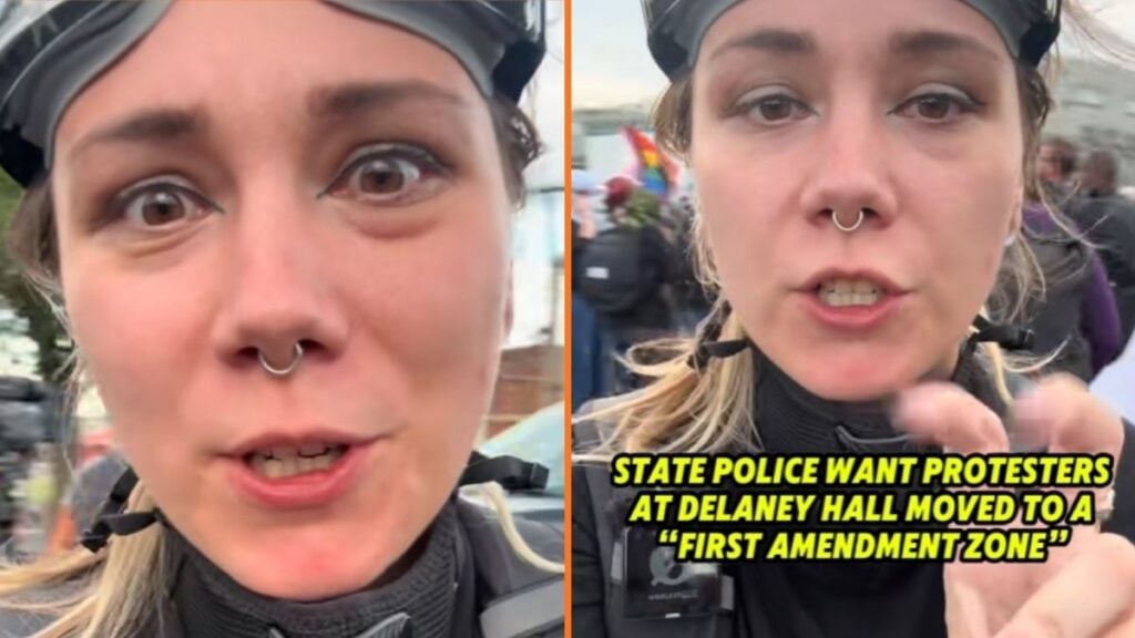 Outrage Erupts Over ‘First Amendment Zones’ at New Jersey Detention Center Protest ‘My Constitutional Rights Are Not Limited by Boundaries’