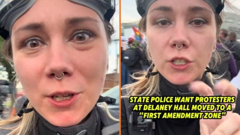 Outrage Erupts Over ‘First Amendment Zones’ at New Jersey Detention Center Protest ‘My Constitutional Rights Are Not Limited by Boundaries’