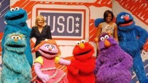 A picture of Sesame Street characters