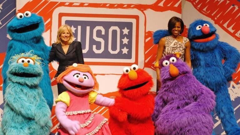 A picture of Sesame Street characters