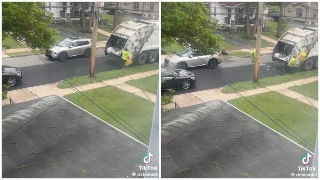 Pennsylvania refuse collector goes viral