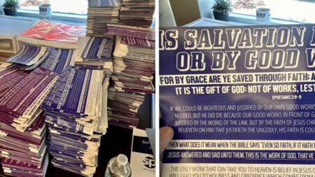 Airport with Hundreds of Religious Flyers