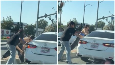 California tyre slashing incident