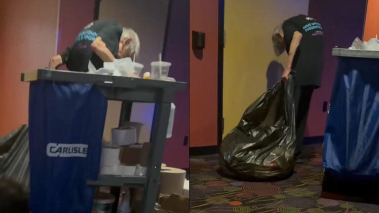 tennessee woman alone in theater