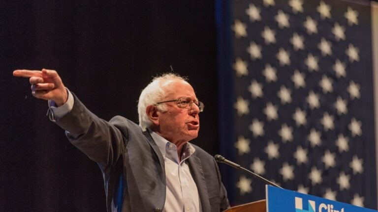 Vermont Sen. Bernie Sanders shared a video message on X calling attention to childhood poverty statistics and suggesting Republicans hold a hearing to address it. The post has sparked lively debate among users.