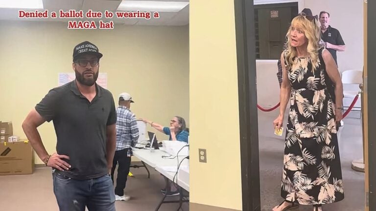 Republican New Mexico Man Denied Ballot for Wearing MAGA Hat: ‘This Is Absolutely Wrong’ A picture of the New Mexico man.