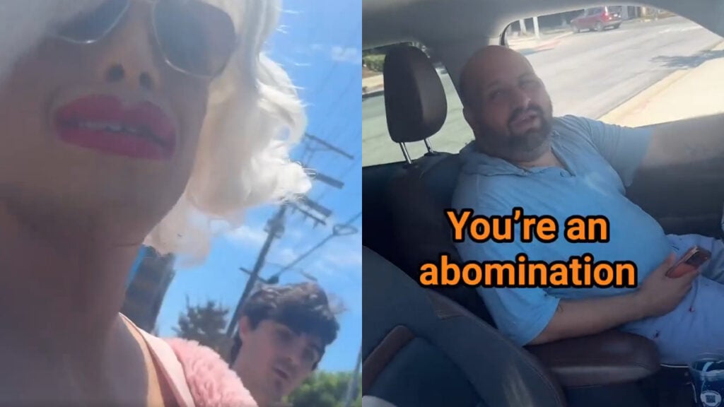California YouTuber Brandon Rogers Says Man Followed and Harassed Him During Comedy Skit: ‘You’re Going to Hell’ California Crossdresser Called an ‘Abomination’ During Skit: ‘He’s Just Jealous’