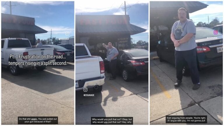 Louisiana road rage incident takes an unexpected turn