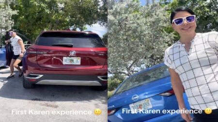 Florida Karen Threatens Cops When Woman Tries to Claim a Parking Spot: ‘Stop Reacting to Them, You’re Giving Too Much Energy’ Florida Karen Threatens Cops When Woman Tries to Claim a Parking Spot