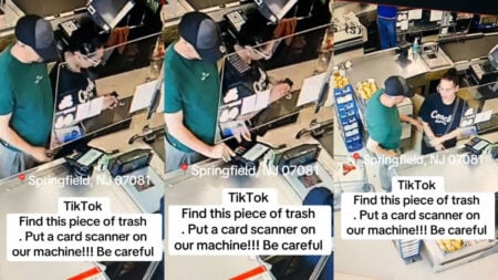 ‘I’m Honestly Sick of This’: New Jersey Store Releases Video of Customer Allegedly Planting Card Skimmer at Checkout New Jersey Store Card Skimmer Video