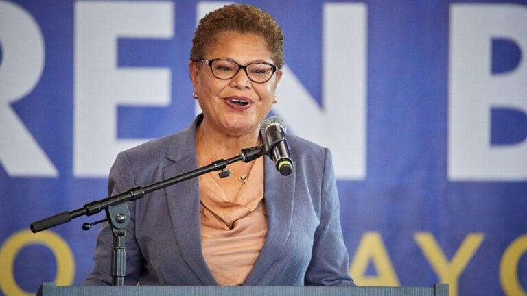 Karen Bass for LA Mayor campaign Kick Off event at LATTC.