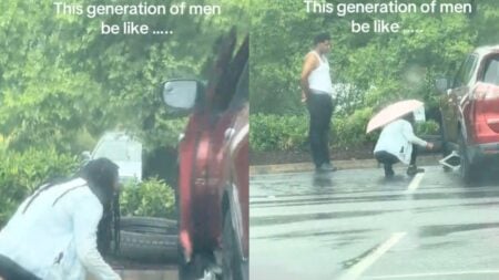 Georgia Man Shamed After Letting Girlfriend Change Tire in Heavy Rain: ‘Ain’t No Way She Didn’t See Red Flags’