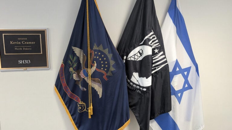 North Dakota Senator’s Israeli Flag Sparks ‘Misleading’ Debate Among Anti-Israel Supporters: ‘I Hope This Is Not Real’ North Dakota Senator’s Israel Flag