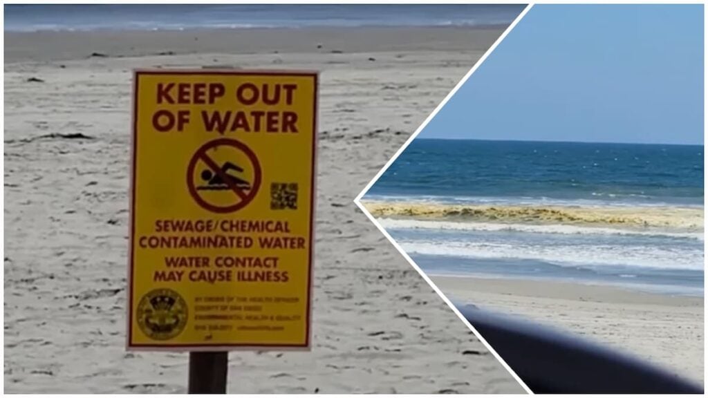 ‘This Has to Stop’: California Beachgoers Furious After Video Appears to Show Sewage Washing Ashore in Coronado California beach