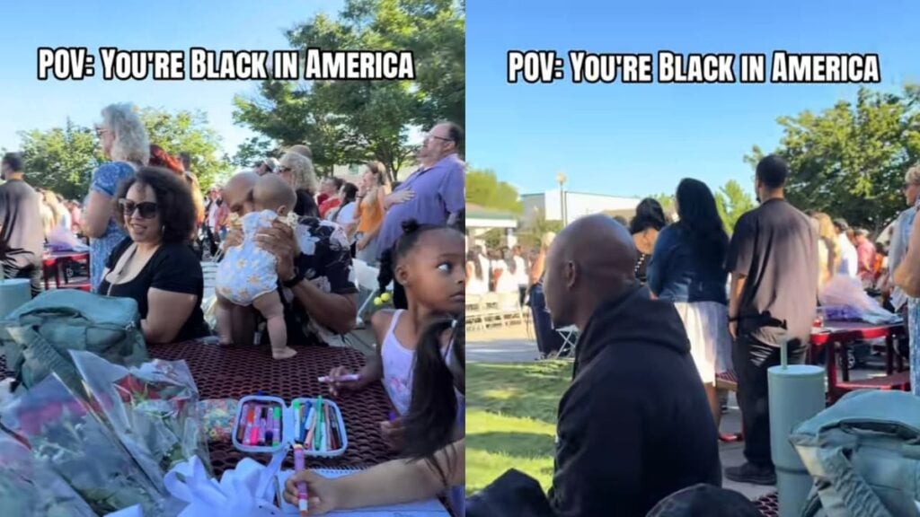 Black California Family Faces Backlash After Refusing to Stand During National Anthem: ‘They Hate America and Whites’ A picture of the California family.