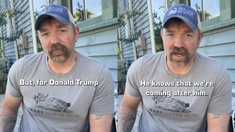 Graham Platner Trump Thug Response