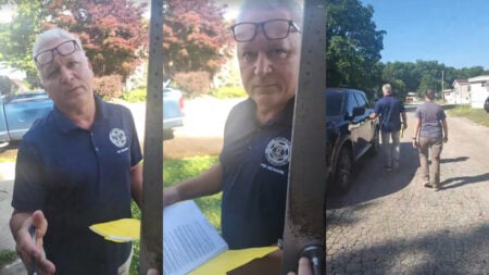 ‘FBI’ Walks Away in Defeat After Trying to Scare New Jersey Man for Being Anti-ICE: ‘So FBI Stands for Facebook Investigator Now?’ new jersey FBI ICE