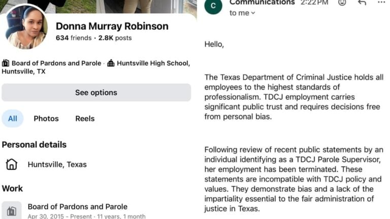 A picture of the Texas parole supervisor.