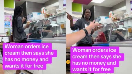 North Carolina Man Stands Up to Woman After She Claims Her $50 Ice Cream Order Was Supposed to Be Free: ‘The Entitlement Is Unreal’ A picture of the North Carolina woman.