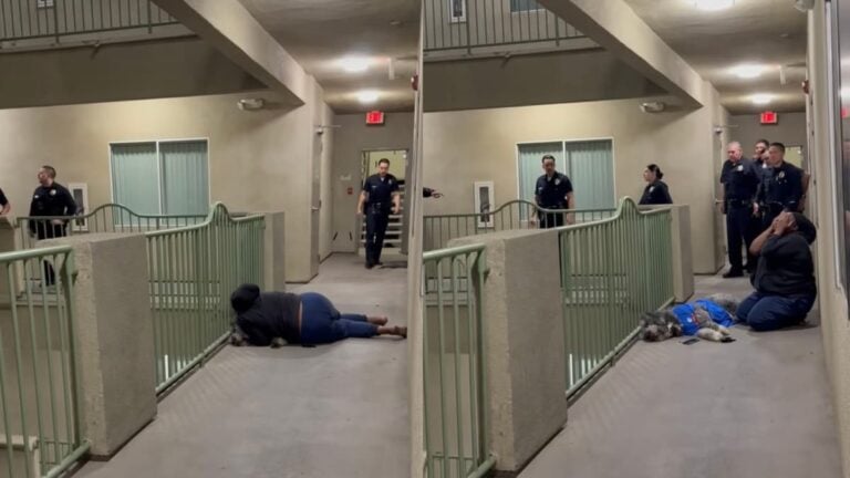 California Woman Breaks Down After LAPD Allegedly Shoots Her Dog Over Noise Complaint: ‘The Visible Lack of Empathy’ A picture of the California woman.