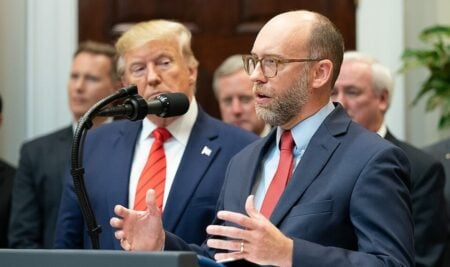 Russel Vought and Donald Trump