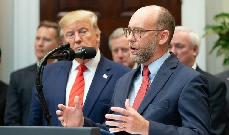 Russel Vought and Donald Trump