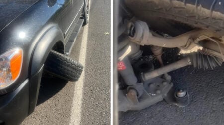 Arizona Woman Shocked After Car Entire Wheel Fell Off