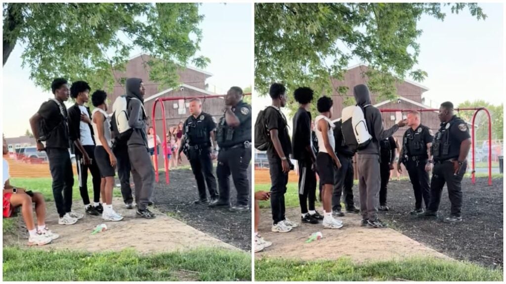Illinois Park Video Sparks Racial Profiling Allegations After Black Teens Are Asked to Leave: ‘They’re Just Sitting on the Bench Doing Nothing’ Illinois police accused of racial profiling
