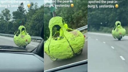 Illinois Residents Stunned After Real-Life ‘Pear Car’ Is Spotted on Road: ‘I Thought I Was Tripping’ Illinois Residents Stunned Over 'Pear Car' Sighting