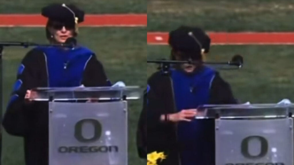 No Shade, No Water: University of Oregon Dean Faints During Graduation Ceremony: ‘Do They Not Learn’ No Shade, No Water: University of Oregon Dean Faints During Graduation Ceremony: ‘Do They Not Learn’