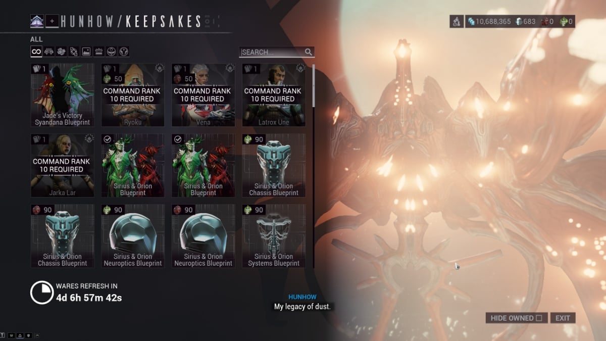 Warframe Sirius and Orion guide