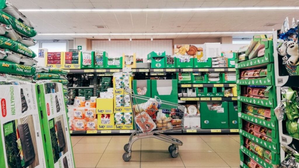 ‘You Can’t Touch Me’: Black Indiana Teen Known For Filming ‘White People Rage-Bait Videos’ Arrested At Walmart After Refusing To Leave Shopping cart in a vibrant supermarket aisle in Padova, Italy.