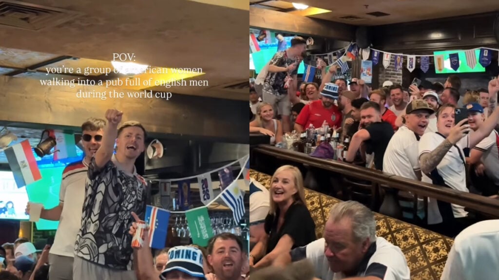 texas bar English world cup fans