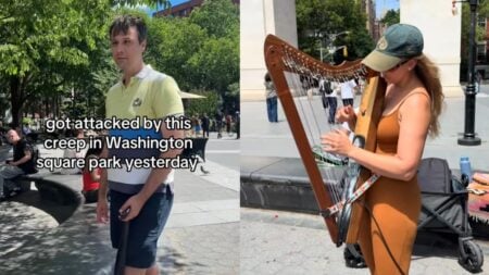 Creepy New York Man Starts Harassing Women and Calling Them Demons After Seeing Them Play the Harp: ‘Why Is Nobody Helping’ A picture of the New York man.