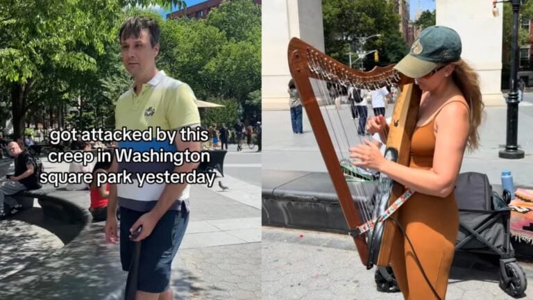 A picture of the New York man.
