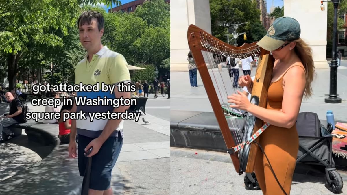 Creepy New York Man Starts Harassing Women and Calling Them Demons After Seeing Them Play the Harp: ‘Why Is Nobody Helping’