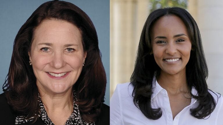 After Over 30 Years in Office, Colorado’s Diana DeGette Trails 29-Year-Old Challenger: ‘My Boomer Centrist Dem Parents Voted for Kiros’ Diana Degette and Melat Kiros standing side by side.