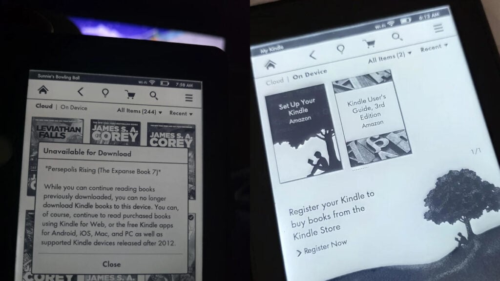 Amazon Sparks Backlash After Utah Resident Says Working Kindle Was Rendered Useless: ‘Planned Obsolescence Is So Frustrating’ Amazon Sparks Backlash After Utah Resident Says Working Kindle Was Effectively Bricked: ‘Planned Obsolescence Is So Frustrating’