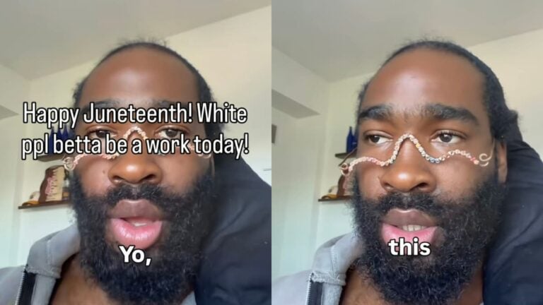 Illinois Man Says White People Should Be Working on Juneteenth So They Can Pay Black People Reparations: ‘What a Ridiculous and Ignorant Fool’ A picture of the Illinois man.