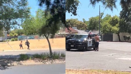 California Suspect Stuns Officers by Stealing Police Car Mid-chase: ‘Feels Like a Reno 911 Skit’ California Suspect Stuns Officers by Stealing Police Car Mid-chase: ‘Feels Like a Reno 911 Skit’