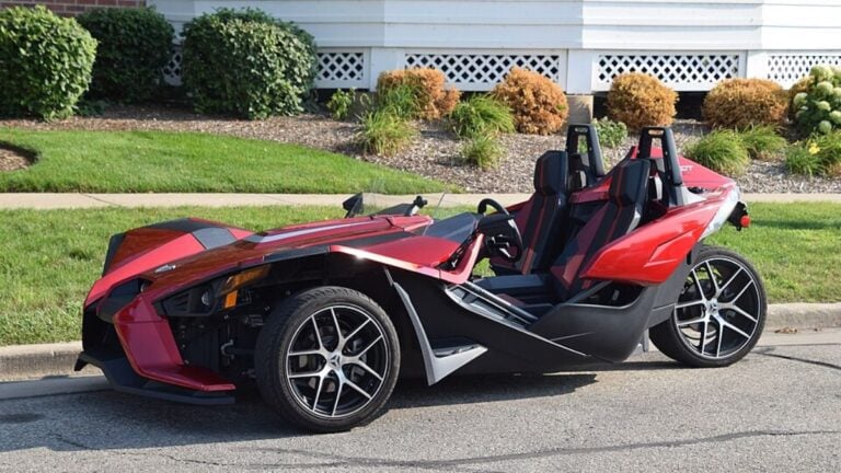 Polaris Slingshot at Kenosha Farmers Market.