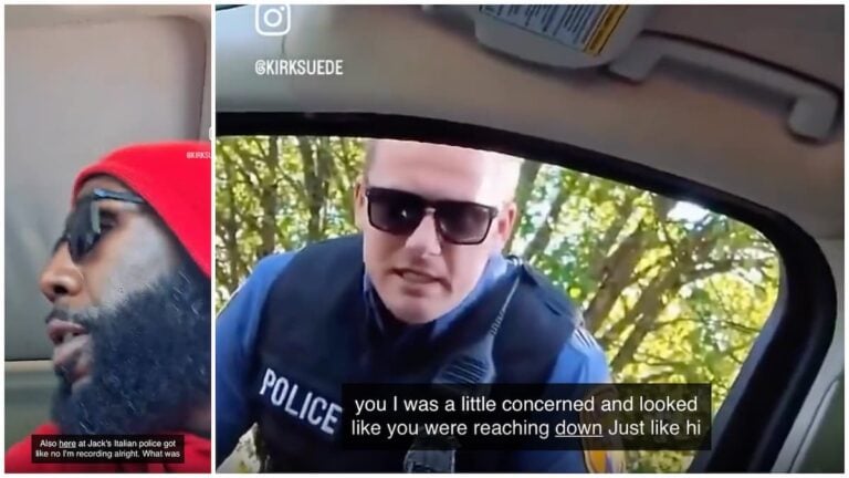 ‘I Didn’t Even Do Anything’: Black New Jersey Man’s Arrest Caught on Camera After Officers Cite Hoodie in ’80-Degree Weather’ New Jersey traffic stop